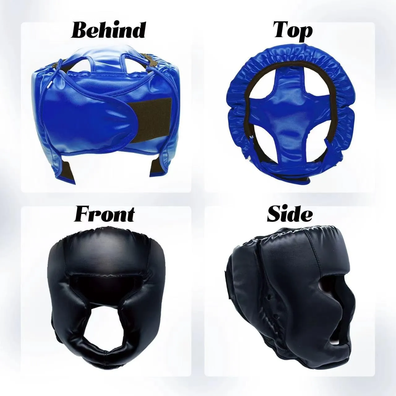 2 Pack Boxing Headgear Equipment for Taekwondo, Sparring, MMA, Muay Thai - Safety Helmet Protective Gear for Men Women Beginners