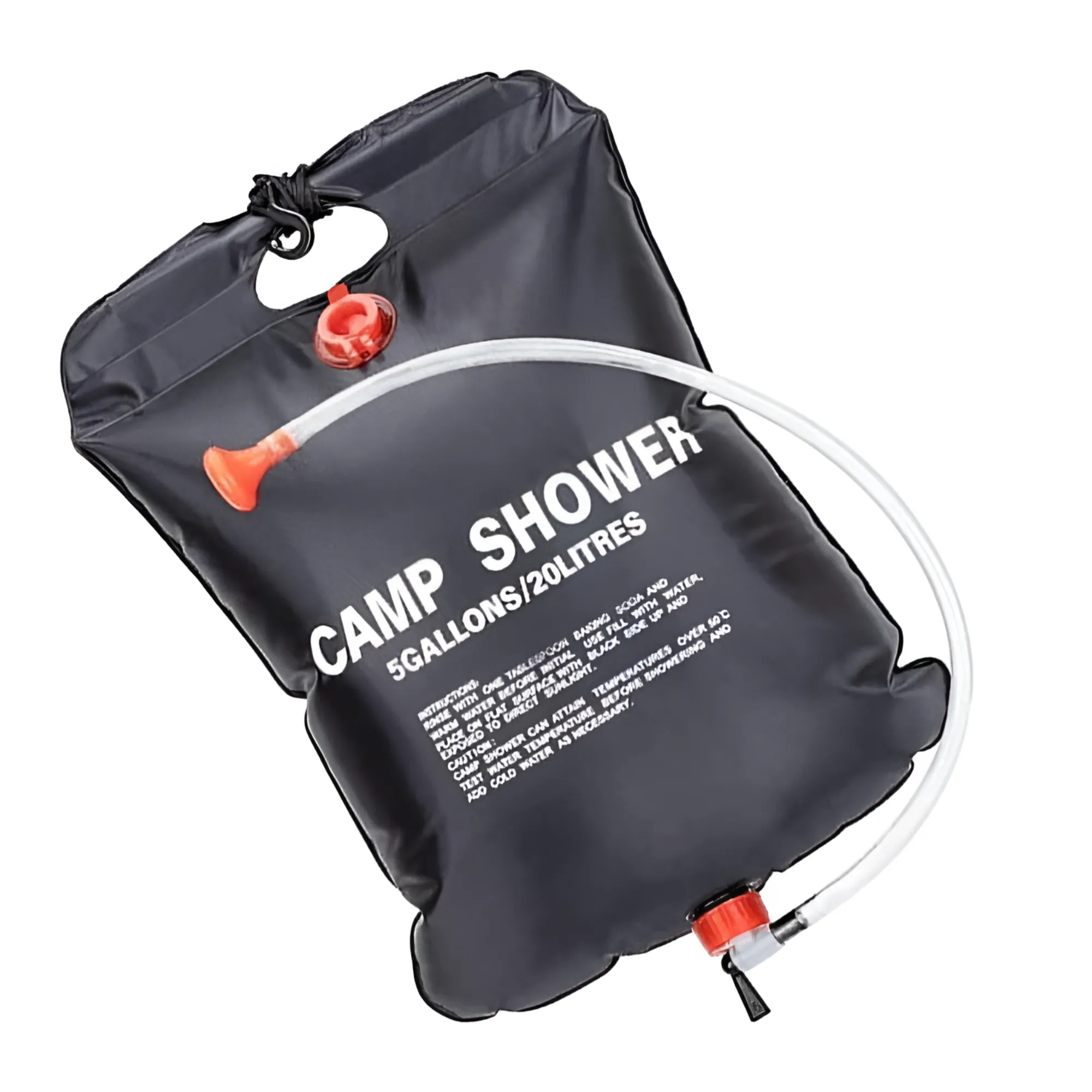 20L PVC Portable Solar-Heated Camping Shower Bag