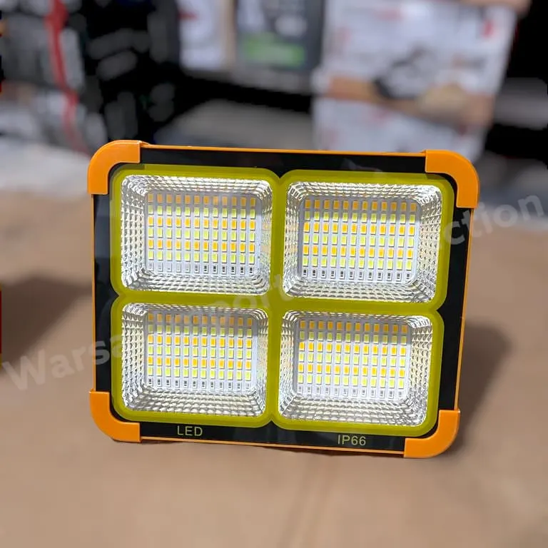 4 in 1  Rechargeable Solar Light with Power Bank