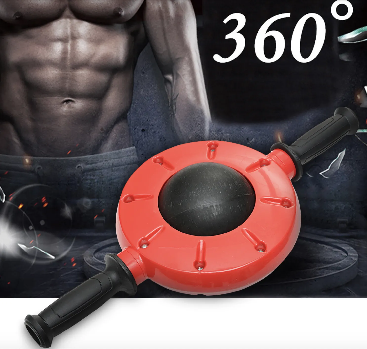Abs Workout Flat Stomach Core Fitness Training Power Roller