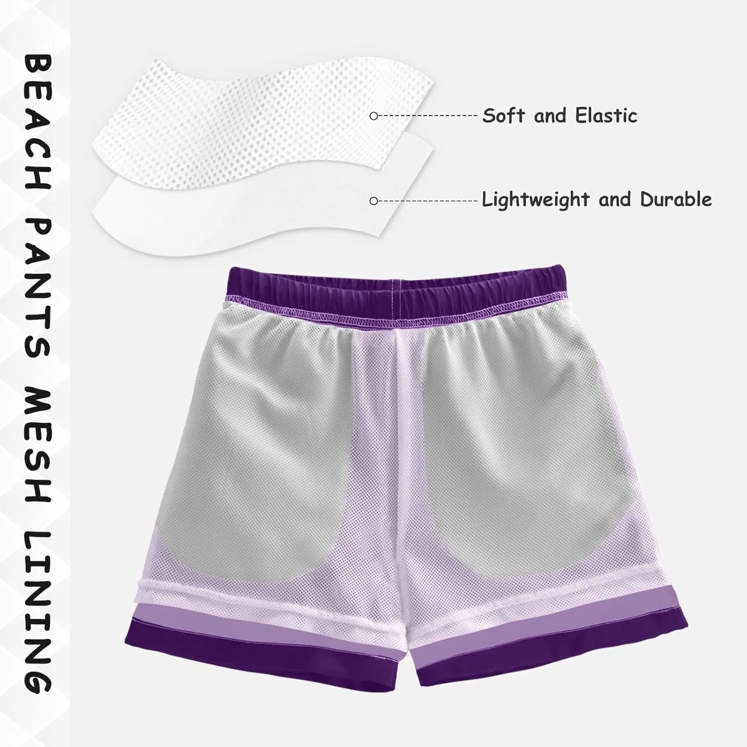 Aflyko Boys' Board Shorts Bathing Suit Swim Trunk Girls Beach Swimwear All Day Shorts