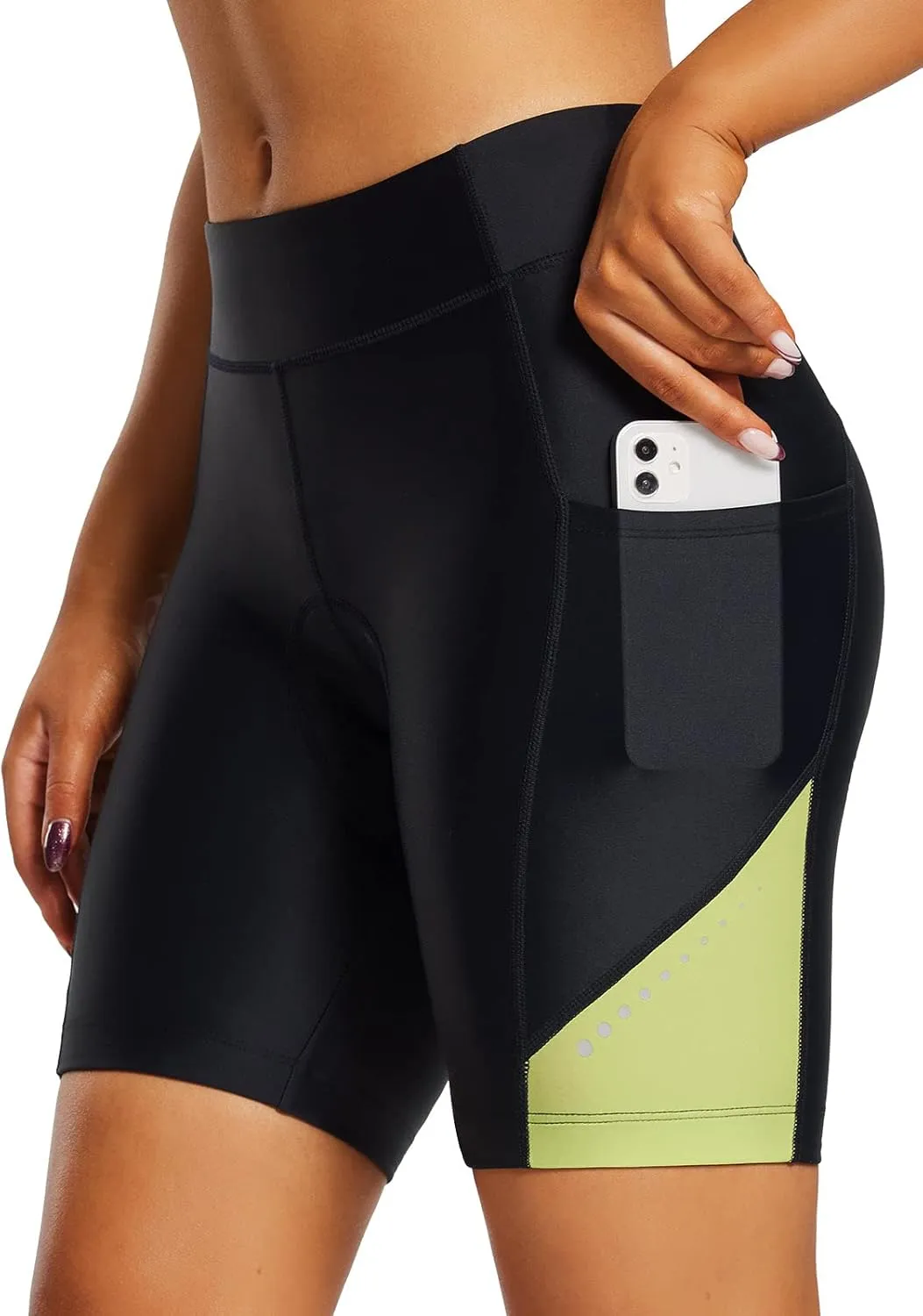 BALEAF Women's 4D Padded Bike Shorts Cycling Underwear with Pockets UPF50 
