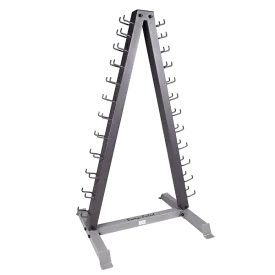 Body Solid 12 pair Vinyl, Neoprene Rack
