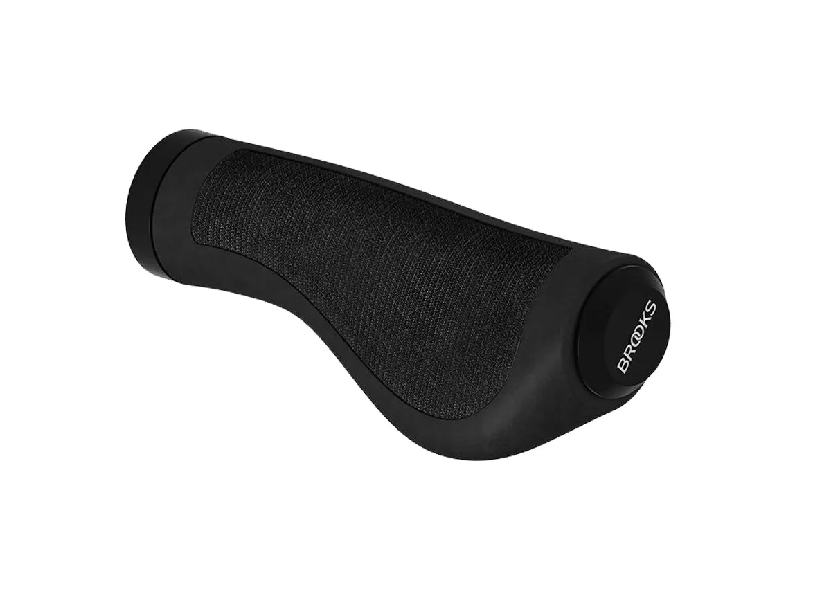 Brooks England Ergonomic Rubber Grip - 130/130 - All Black
