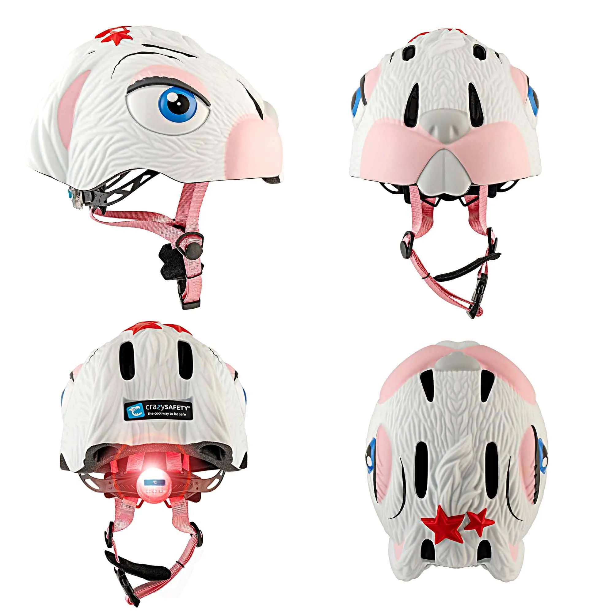 Bunny bicycle helmet
