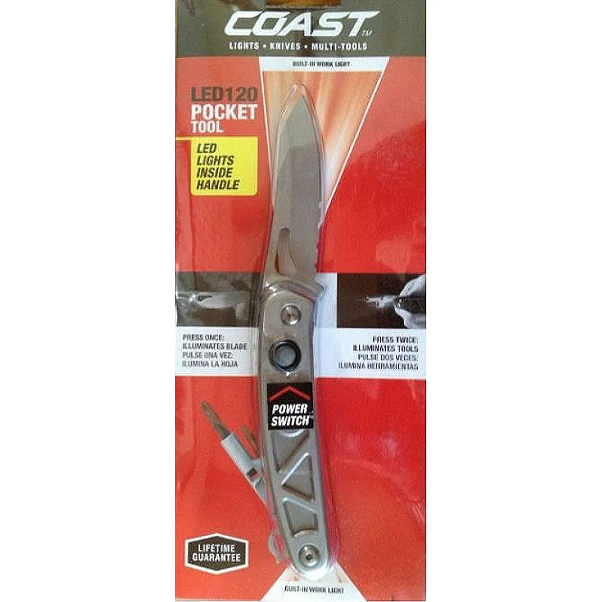 Coast Multitool with LED Lights (LED120)