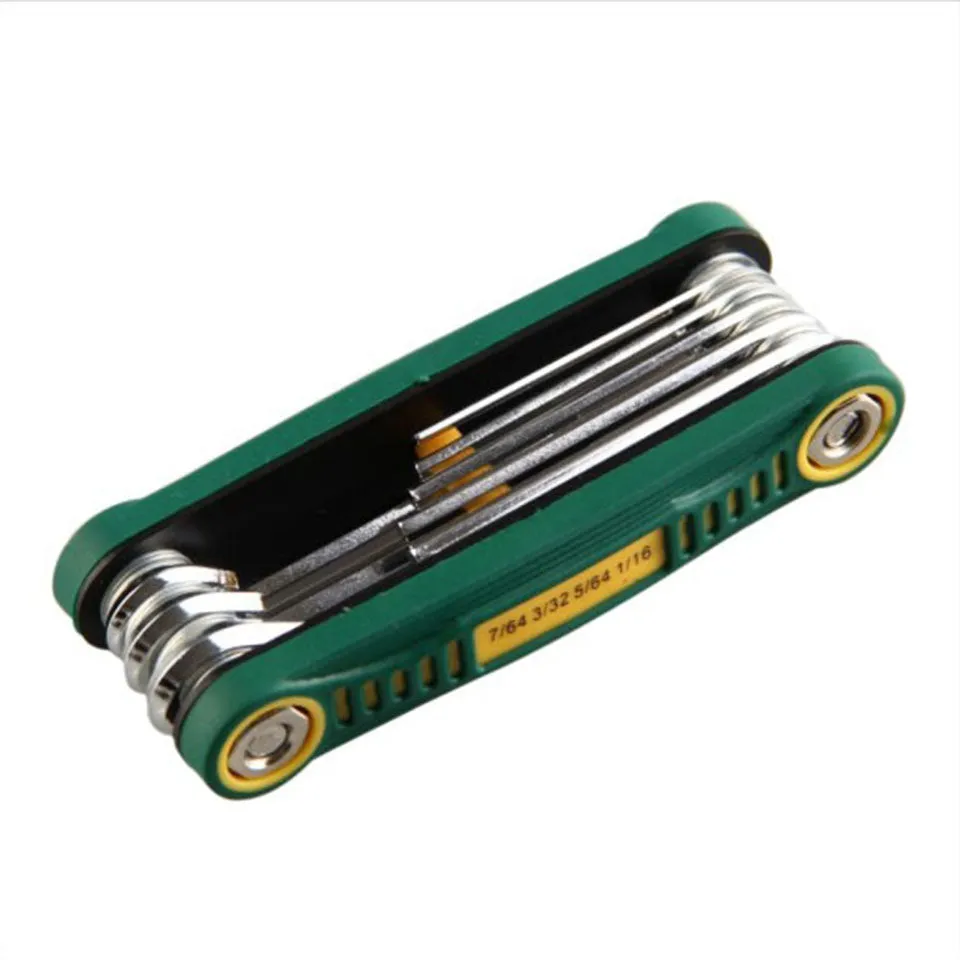 DECUT 8 in 1 Folding Hex Key Set for bows archery tool and hunting