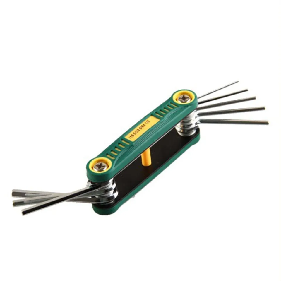DECUT 8 in 1 Folding Hex Key Set for bows archery tool and hunting