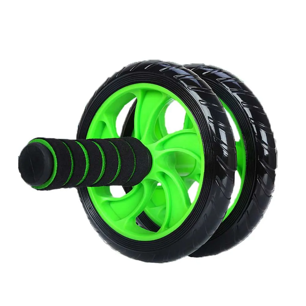 Double-wheeled Abdominal Roller Wheel - Fitness Equipment