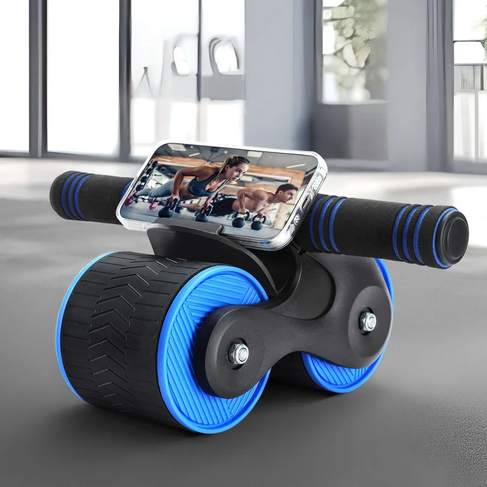 Everfit Ab Roller Automatic Rebound Blue