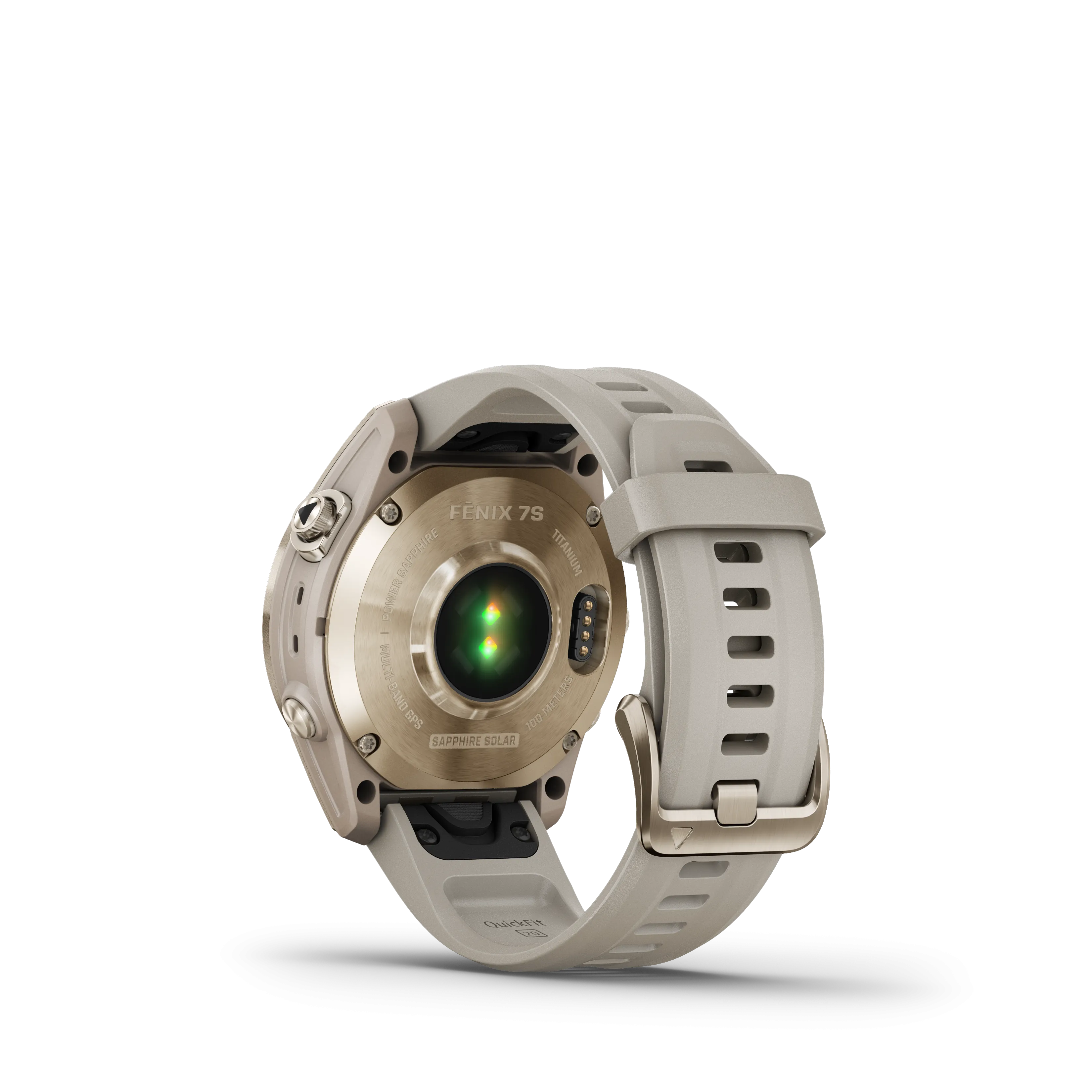 Garmin Fenix 7S Sapphire Solar Cream Gold D