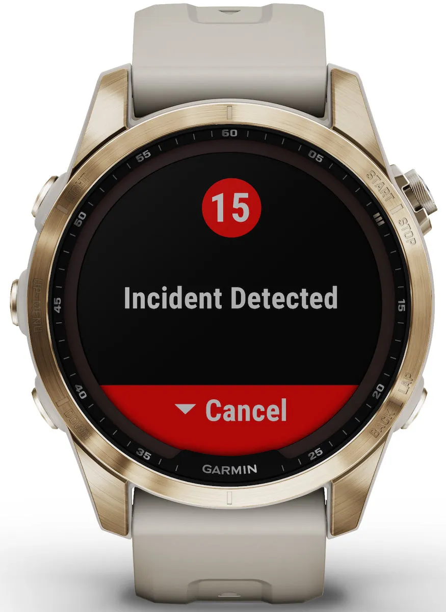 Garmin Fenix 7S Sapphire Solar Cream Gold D