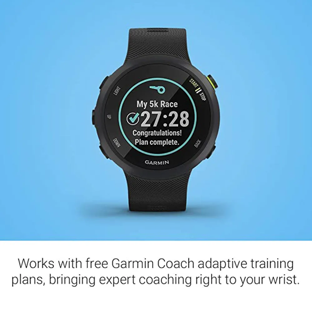 Garmin Forerunner 45 Black Coach Free Training Plan Support Easy-to-use GPS Running Watch - 010-02156-05(2)