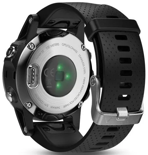 Garmin Watch Fenix 5S Silver Black Band