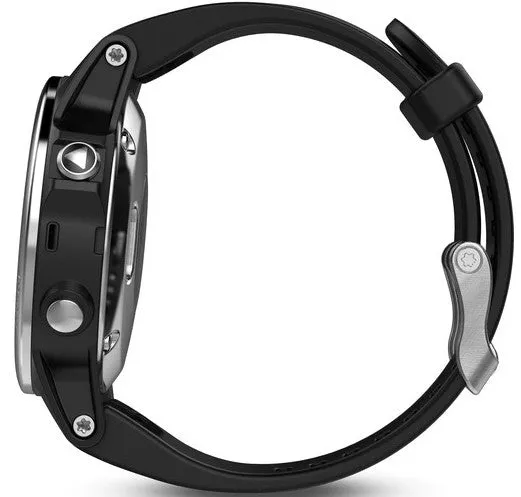 Garmin Watch Fenix 5S Silver Black Band