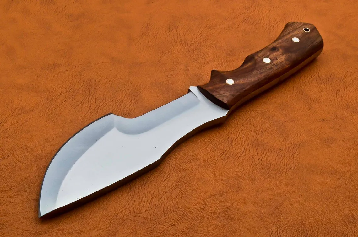 Germor Tracker Knife with Sheath (Spring Steel, D2 Steel are also available)-Camping & Hunting Knife