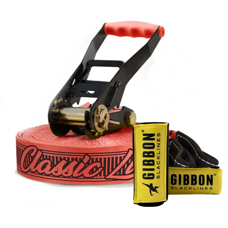 Gibbon Classicline Slackline With Treewear Set
