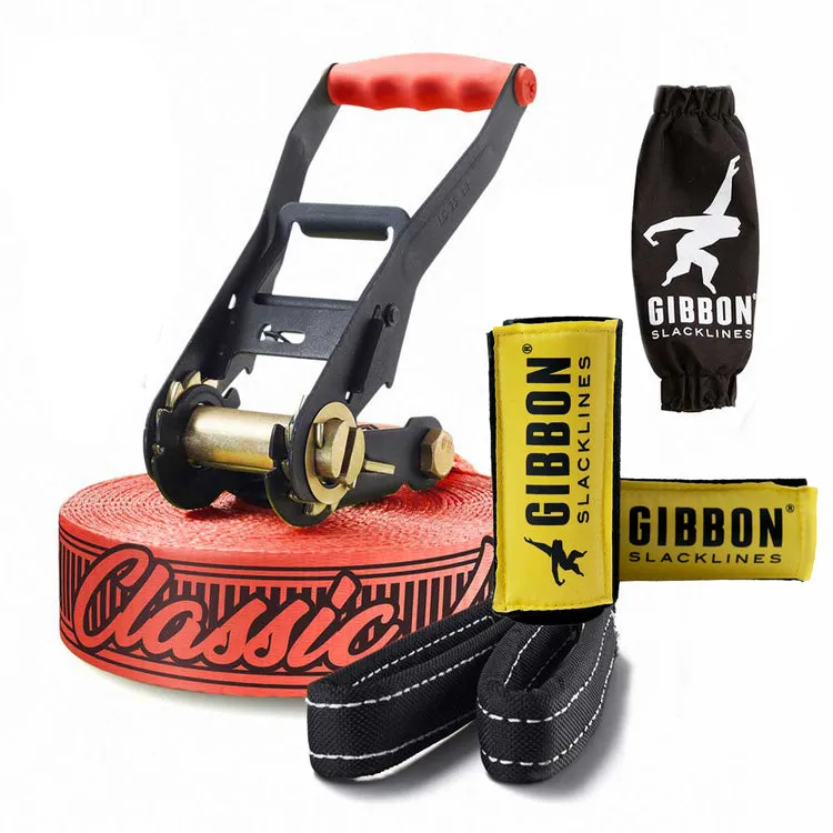 Gibbon Classicline Xl Slackline With Treewear Set