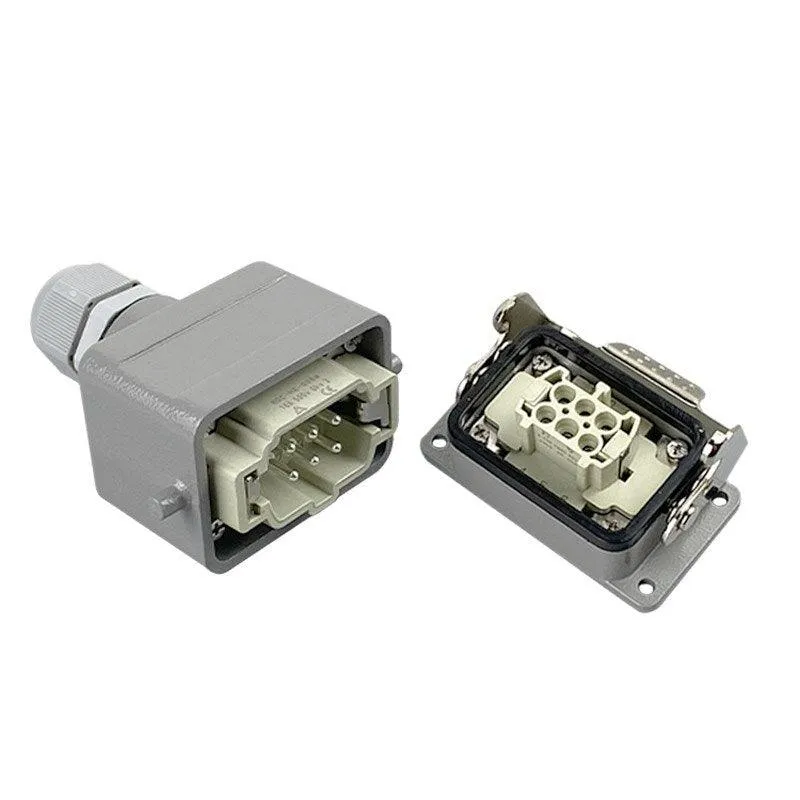 Heavy Duty Connectors HDC-HE-006-1/2/3/4-L F/M 6pin 16A