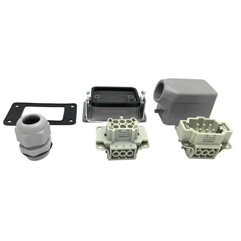 Heavy Duty Connectors HDC-HE-006-1/2/3/4-L F/M 6pin 16A