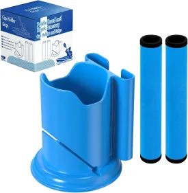 Paddle Board and Kayak Cup Holder, Paddle Grips, Paddle Board and Kayak Accessories Kit (Blue)