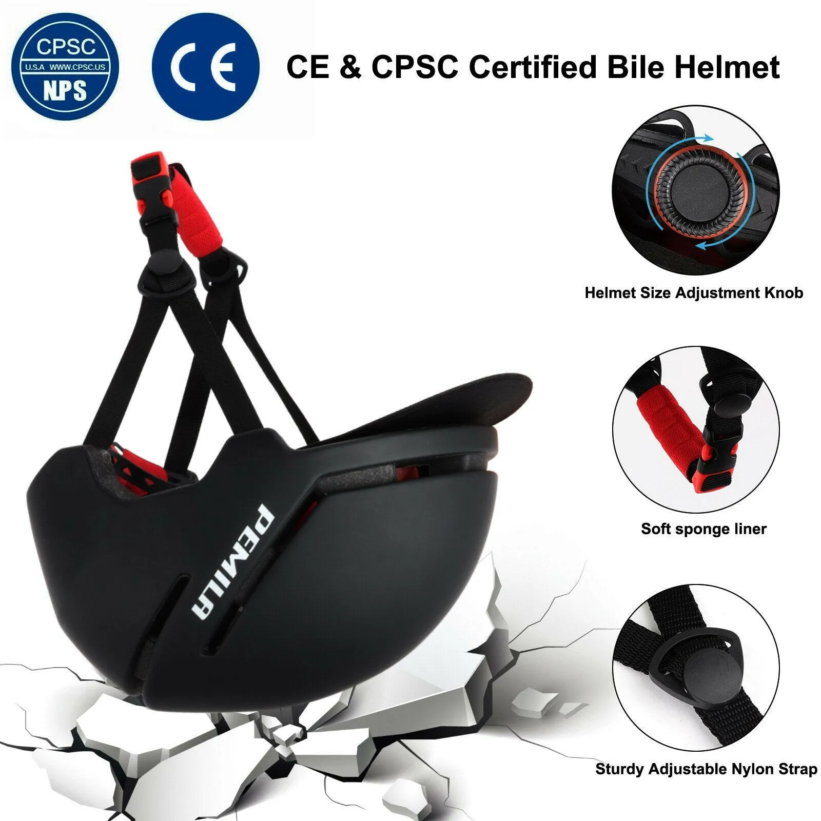 PEMILA Road Bike Helmet Mtb Bike Helmet Mountain Bike Helmet cycling Red Men Aviation Sports Cap bicycle Helmet bicycle quipmen