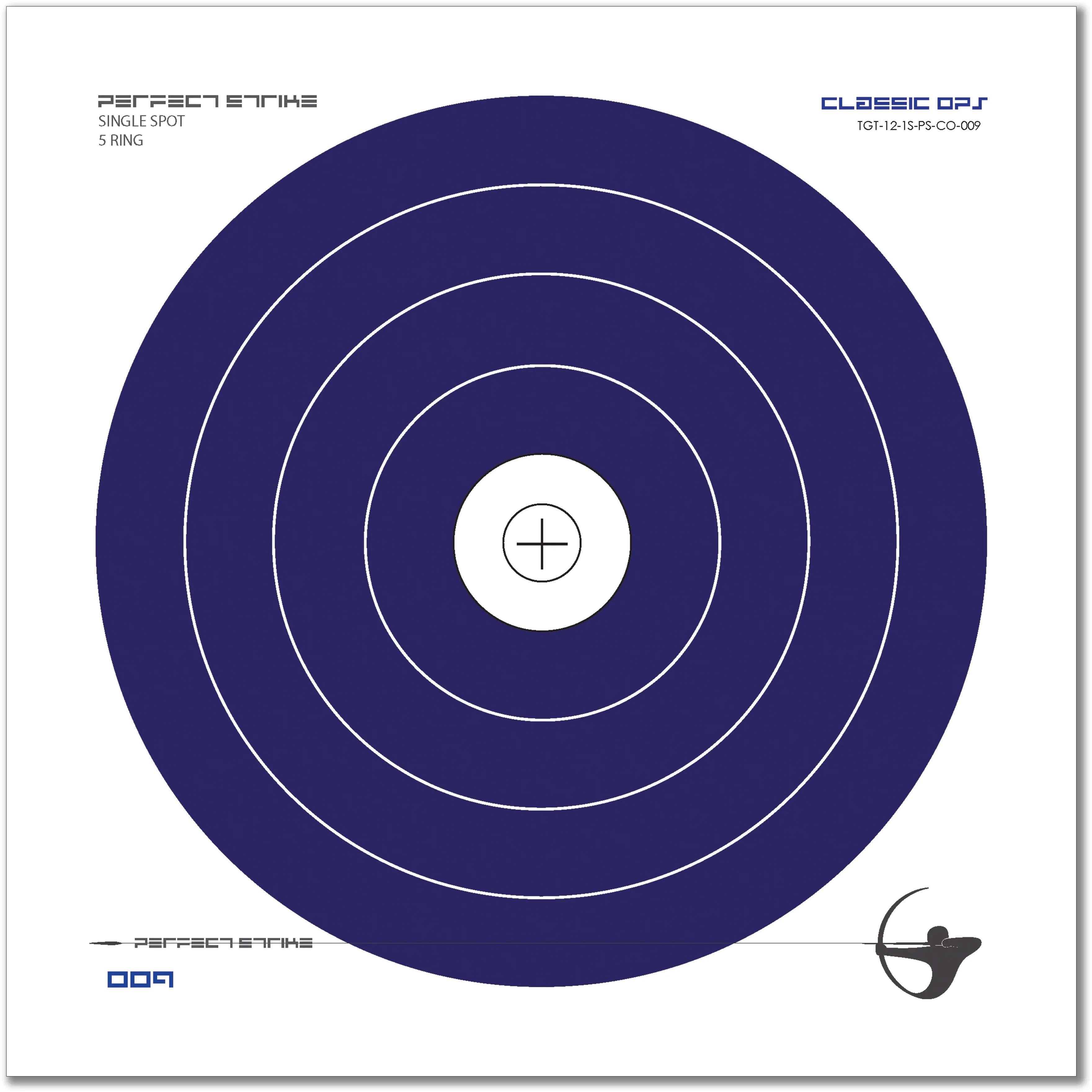 Perfect Strike Archery TARGETS. Classic OPS 009. (12" x 12") (12 Targets)