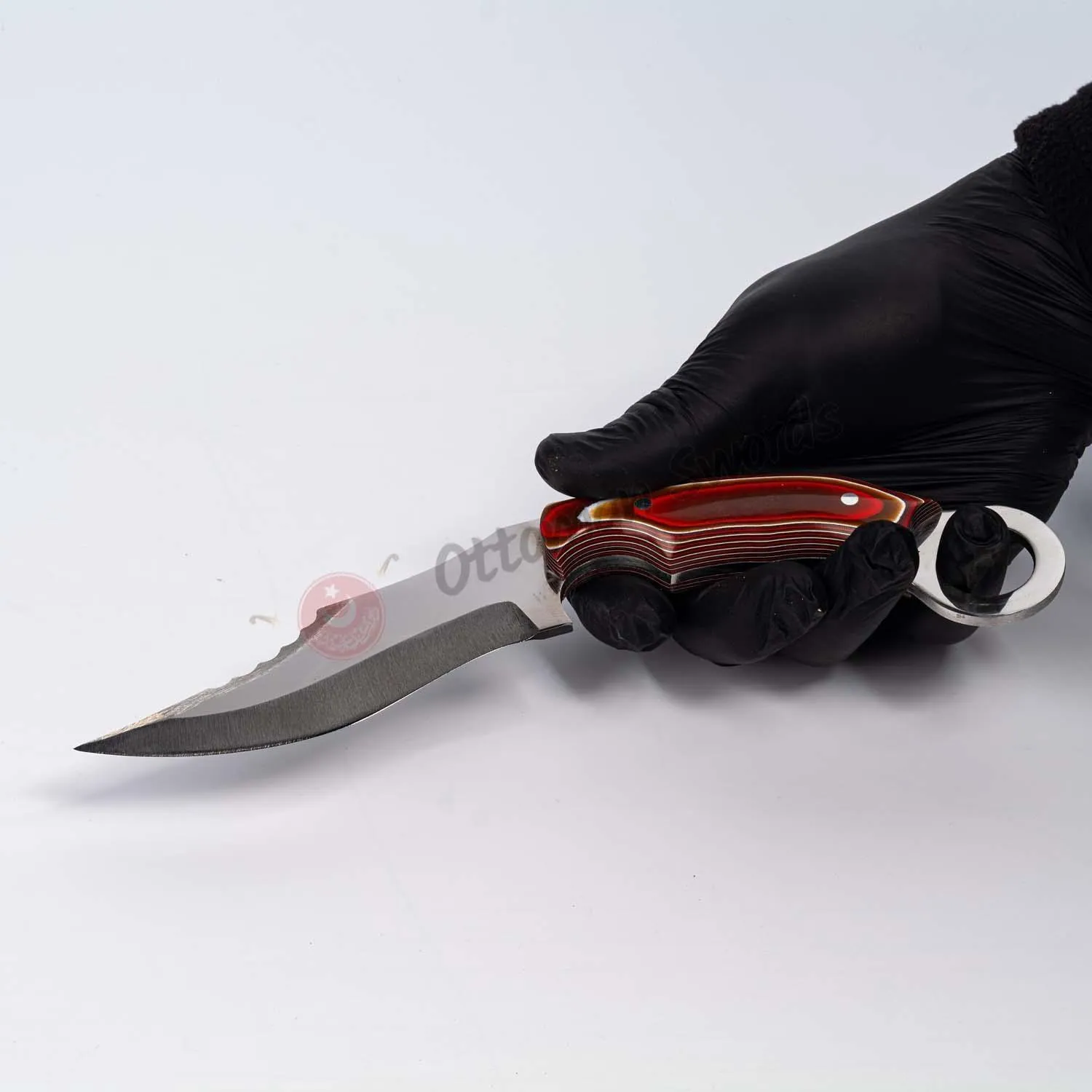 Personalized Karambit Knife Werzalit Handle 9"