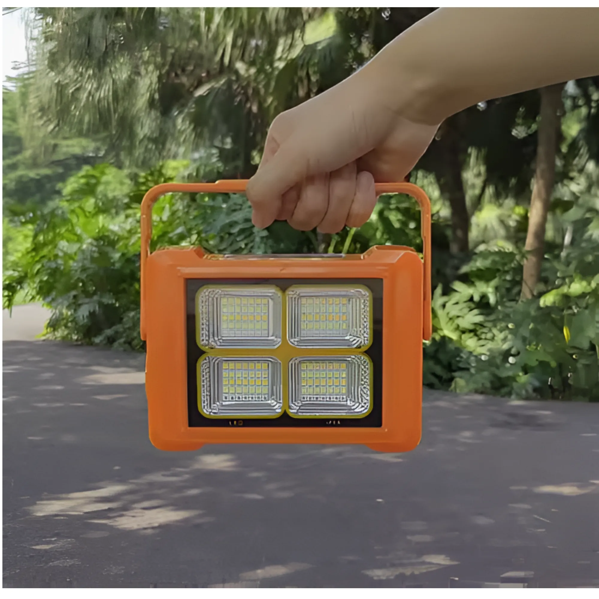 Portable Solar LED Light - Multi-Functional, Waterproof Outdoor Lamp AB-TY22