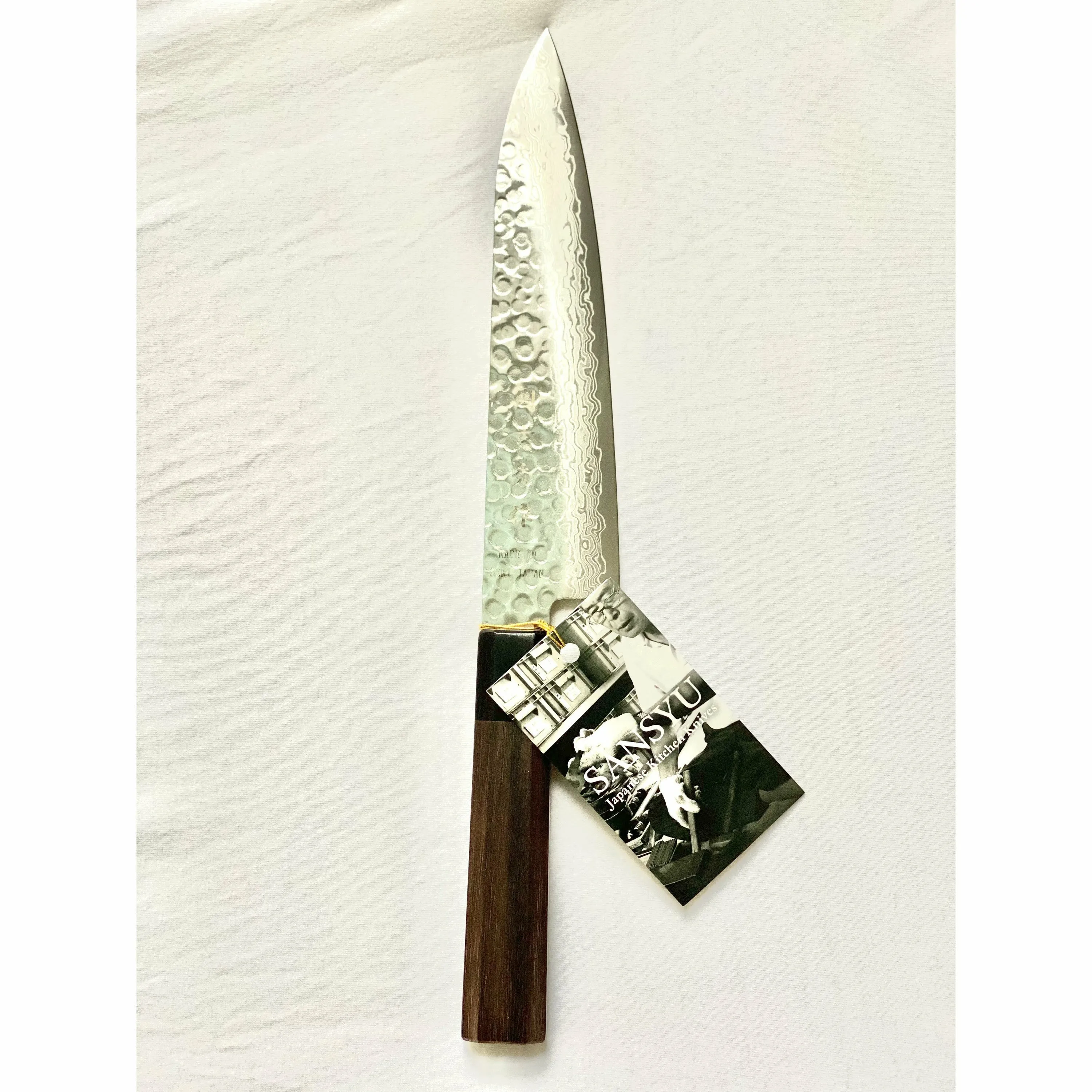 Sanshu Chef Knife W/ Walnut Handle