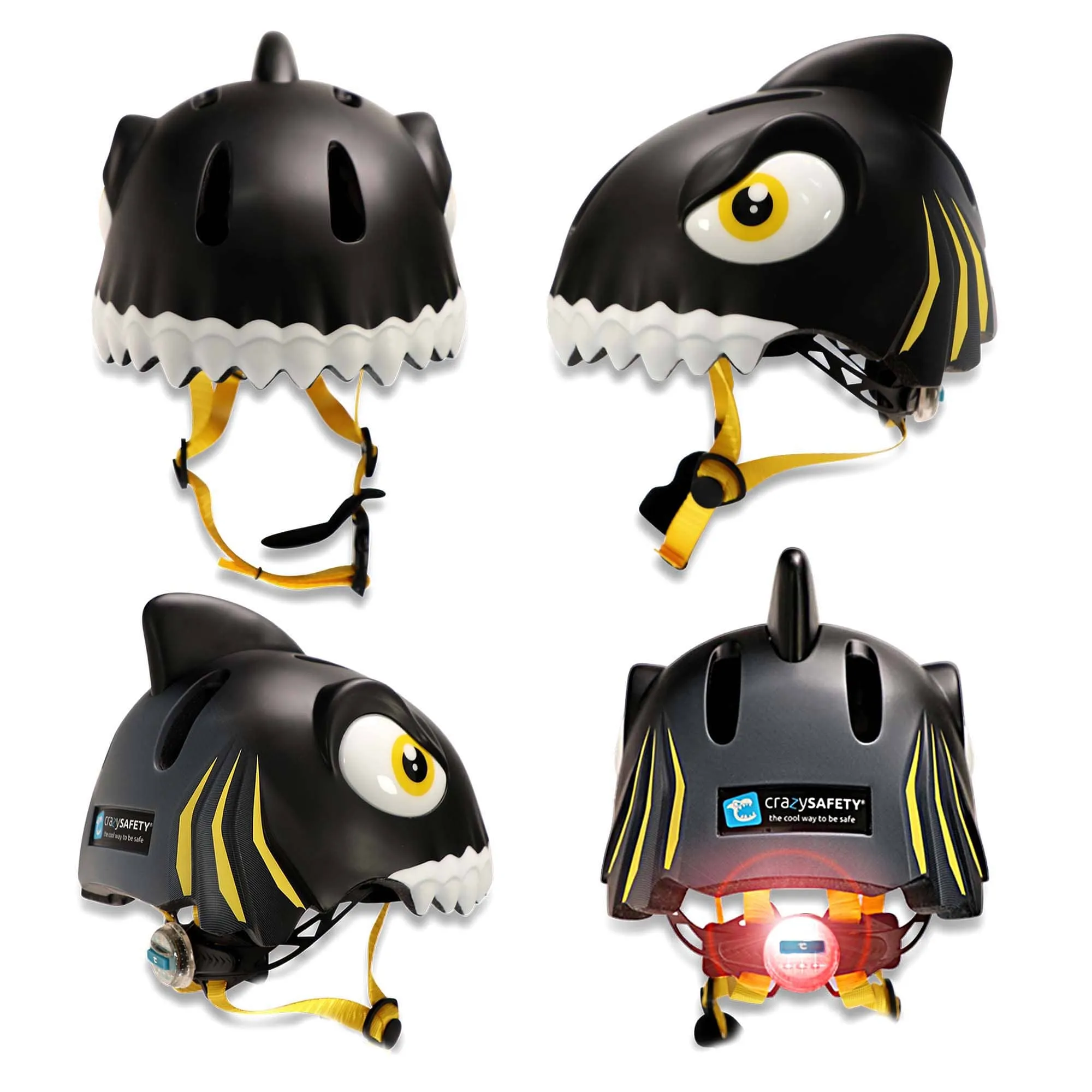 Shark bicycle helmet