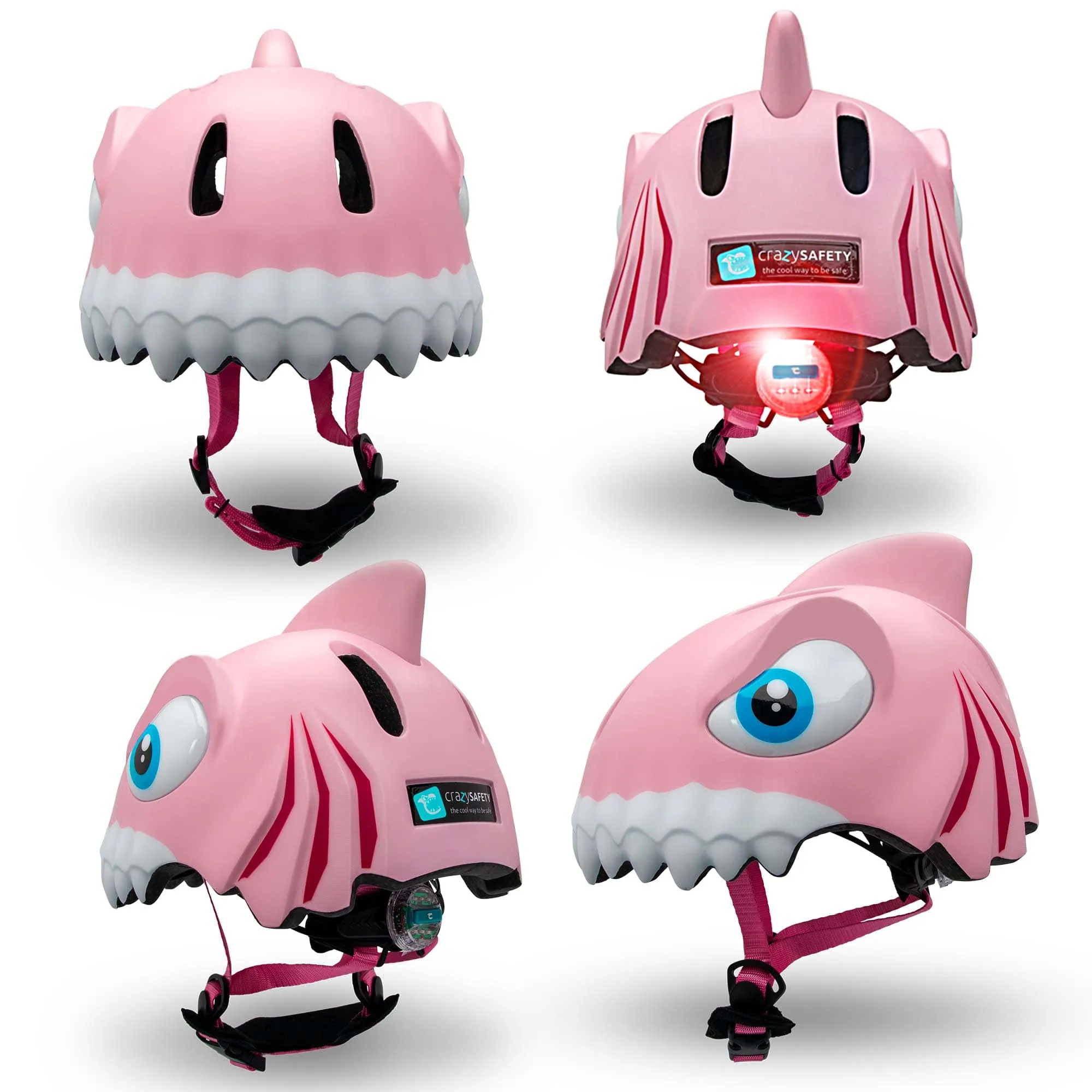 Shark bicycle helmet