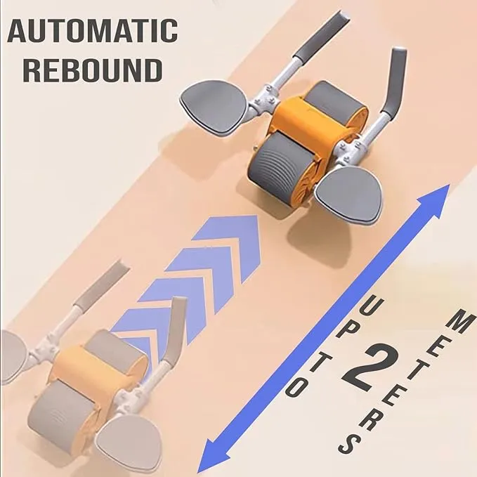 SKY LAND Automatic Elbow Support Rebound Abdominal Roller Wheel EM-9362