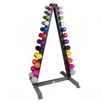 Vertical Dumbbell Rack with 12 Neoprene Pairs GDR24-NPACK