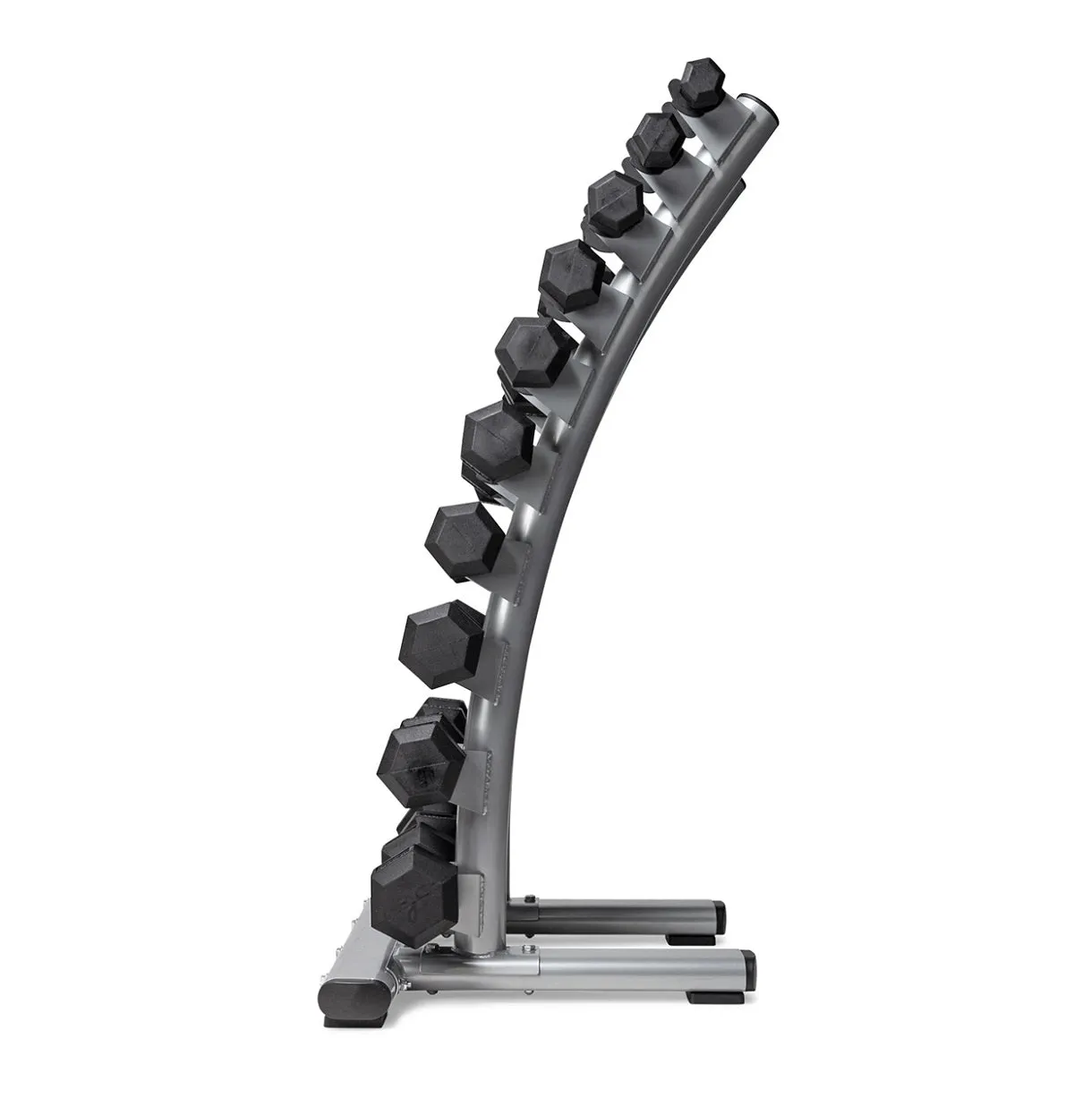 VirtuFit 1 - 10 KG Dumbbell Set & Deluxe Vertical Rack