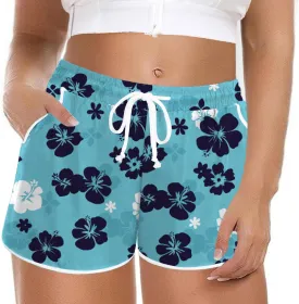 Women's Plus Size Board Shorts Drawstring Box Pants Beach Boardshorts Bottom Trunks with Pockets 1XL - 5XL
