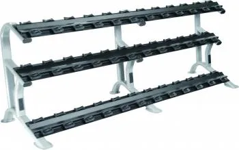York (ETS) Commercial Three Tier Dumbbell Rack
